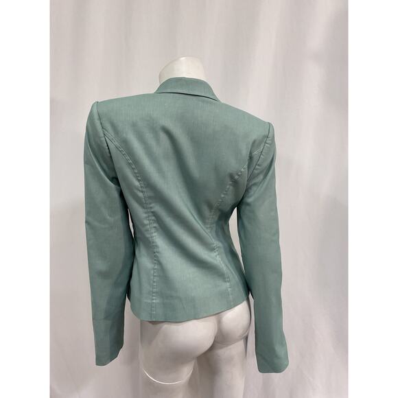 Tularosa 'Addison' Green Cotton Blazer Size M - Picture 3 of 4